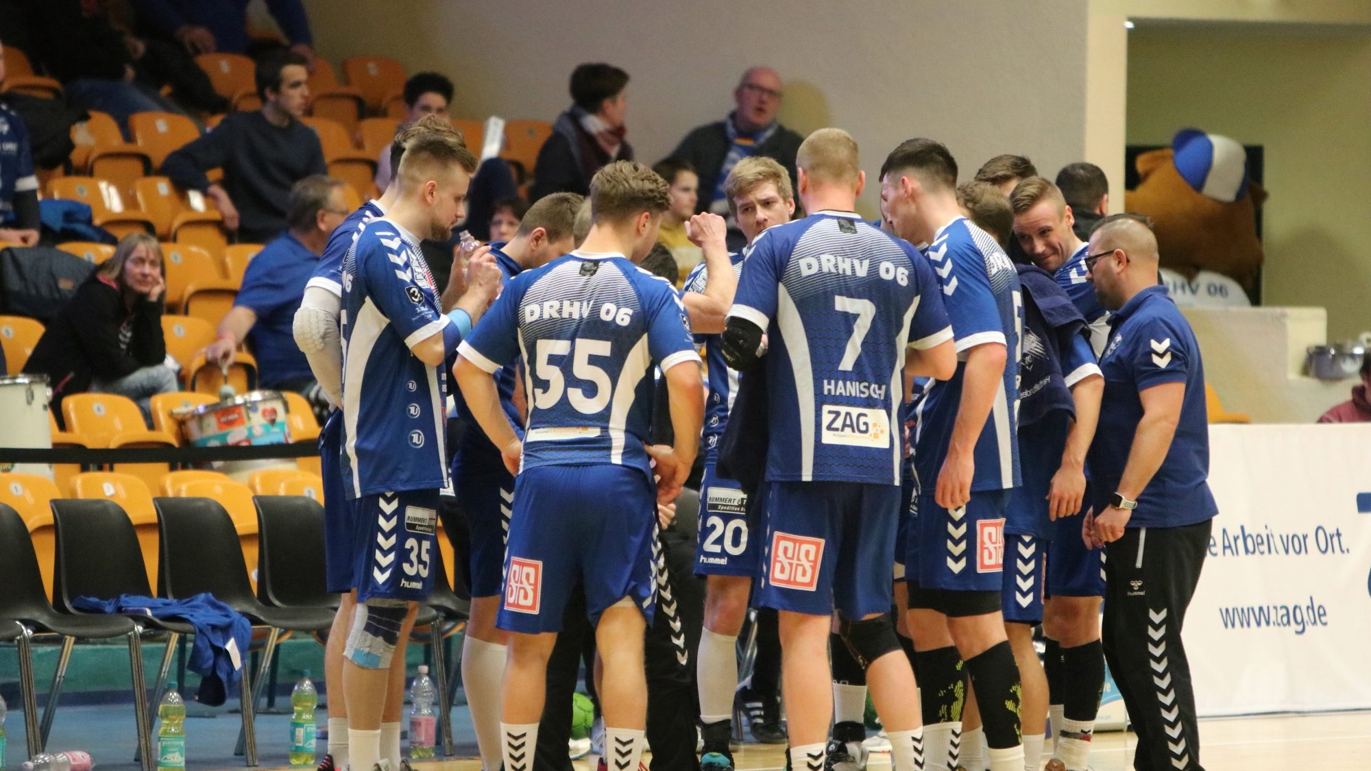 DRHV 06 Team bei einer Auszeit