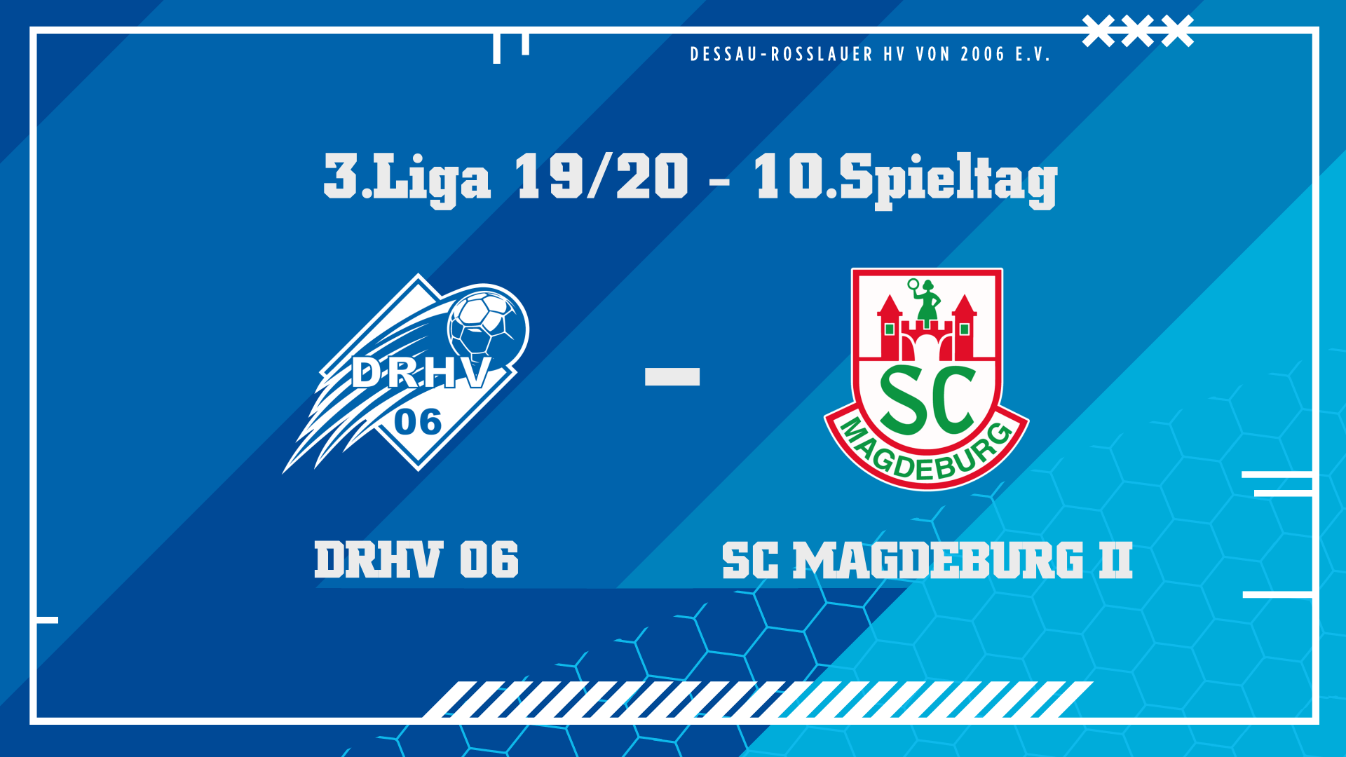 Livestream DRHV – SC Magdeburg 2 Ankündigungsbild zum Livestream DRHV - SC Magdeburg 2