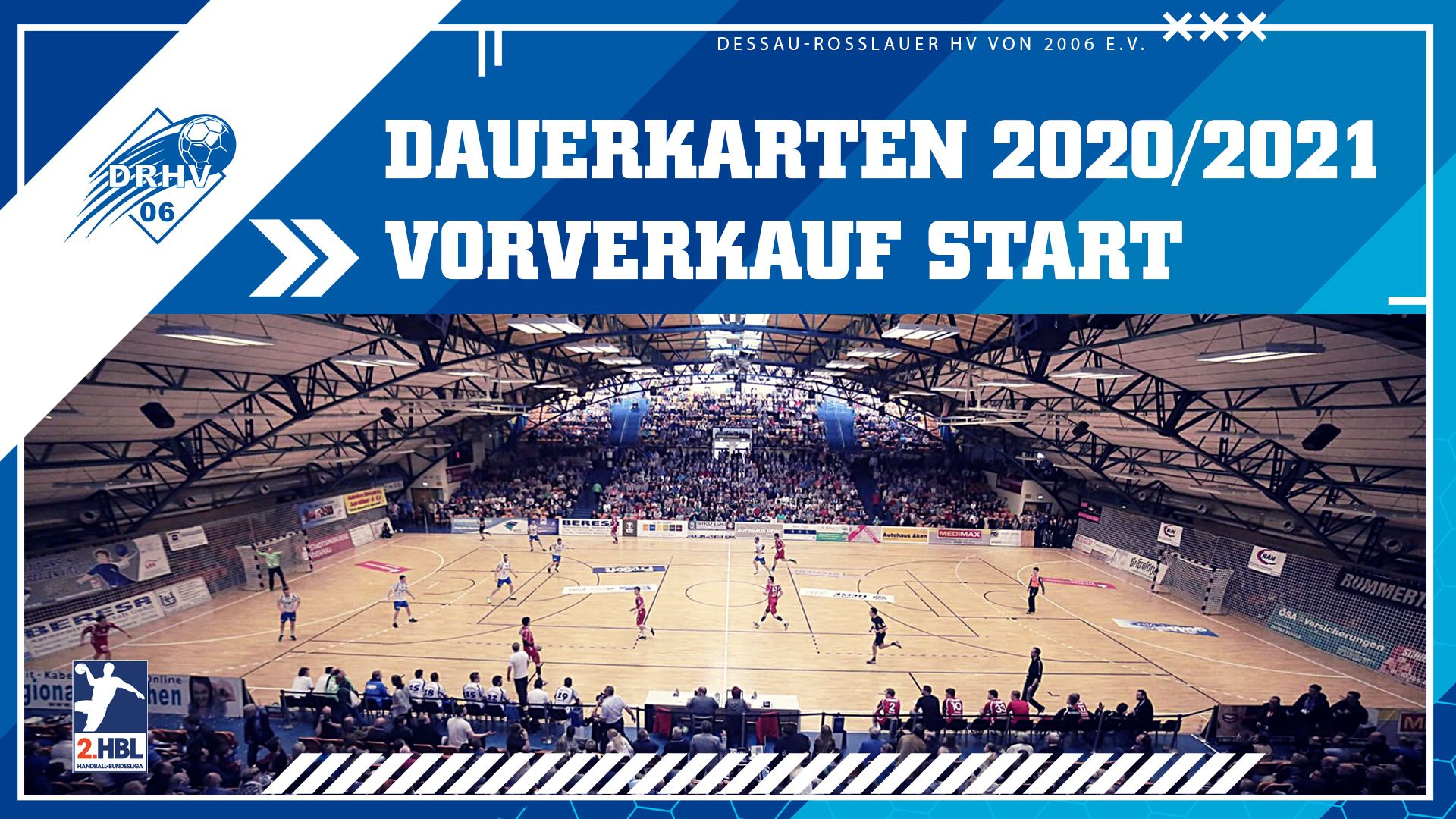 Dauerkartenvorverkauf Saison 2020/21 startet