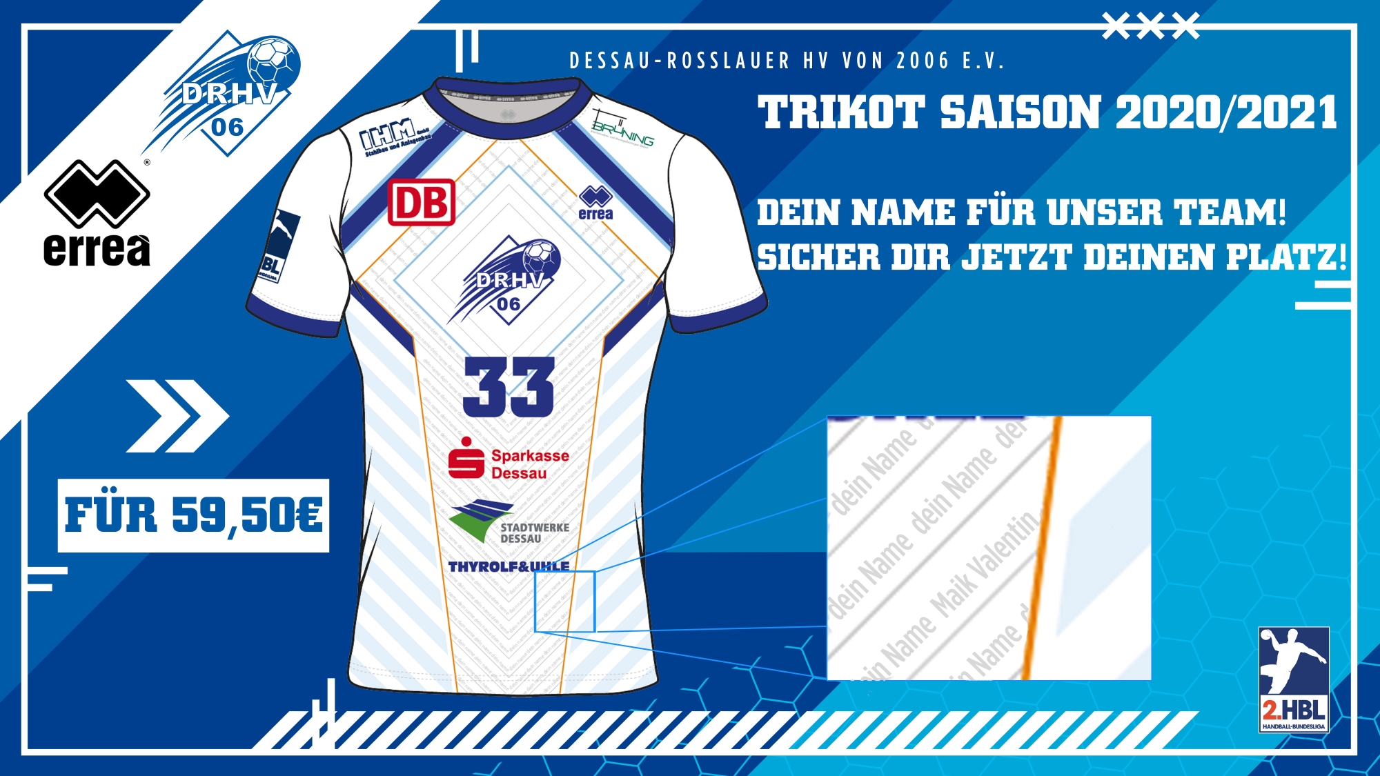 trikotaktion-0620 Trikotaktion für DRHV-Fans für die Saison 2020/21