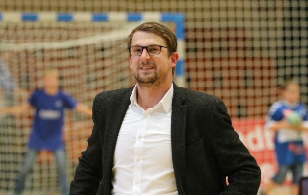 Sebastian Glock in der Anhalt-Arena nach dem Spiel