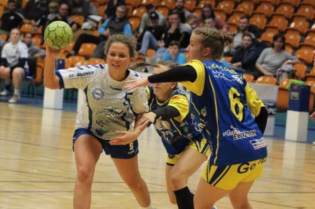 Lea Gödde im Speil gegen Koweg Görlitz in der Saison 2019/20