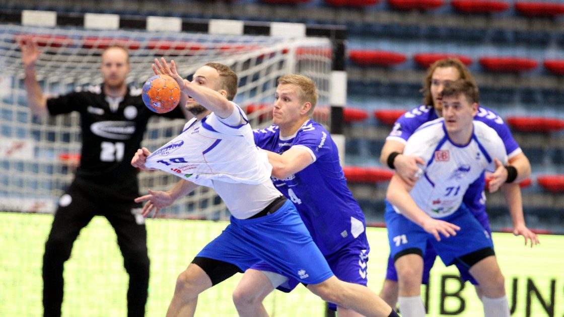 Vincent Sohmann im Angriff gegen den VfL Gummersbach