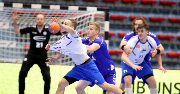 Vincent Sohmann im Angriff gegen den VfL Gummersbach