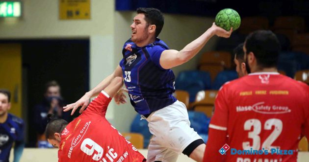 Lennart Gliese im Spiel gegen den Wilhelmshavener HV 2020/21