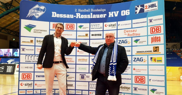 Hauptsponsor Stadtwerke Dessau und DRHV 06 verlängern Partnerschaft