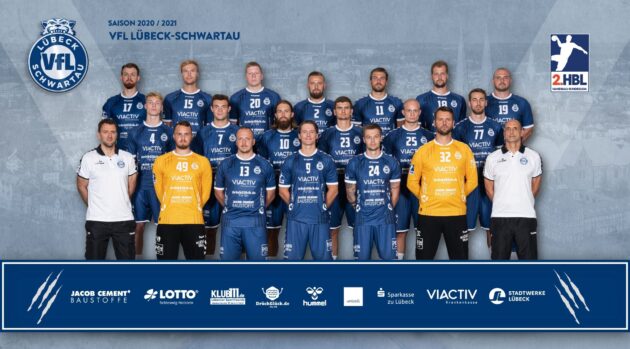 Teamfoto VfL Lübeck-Schwartau Saison 2020-21