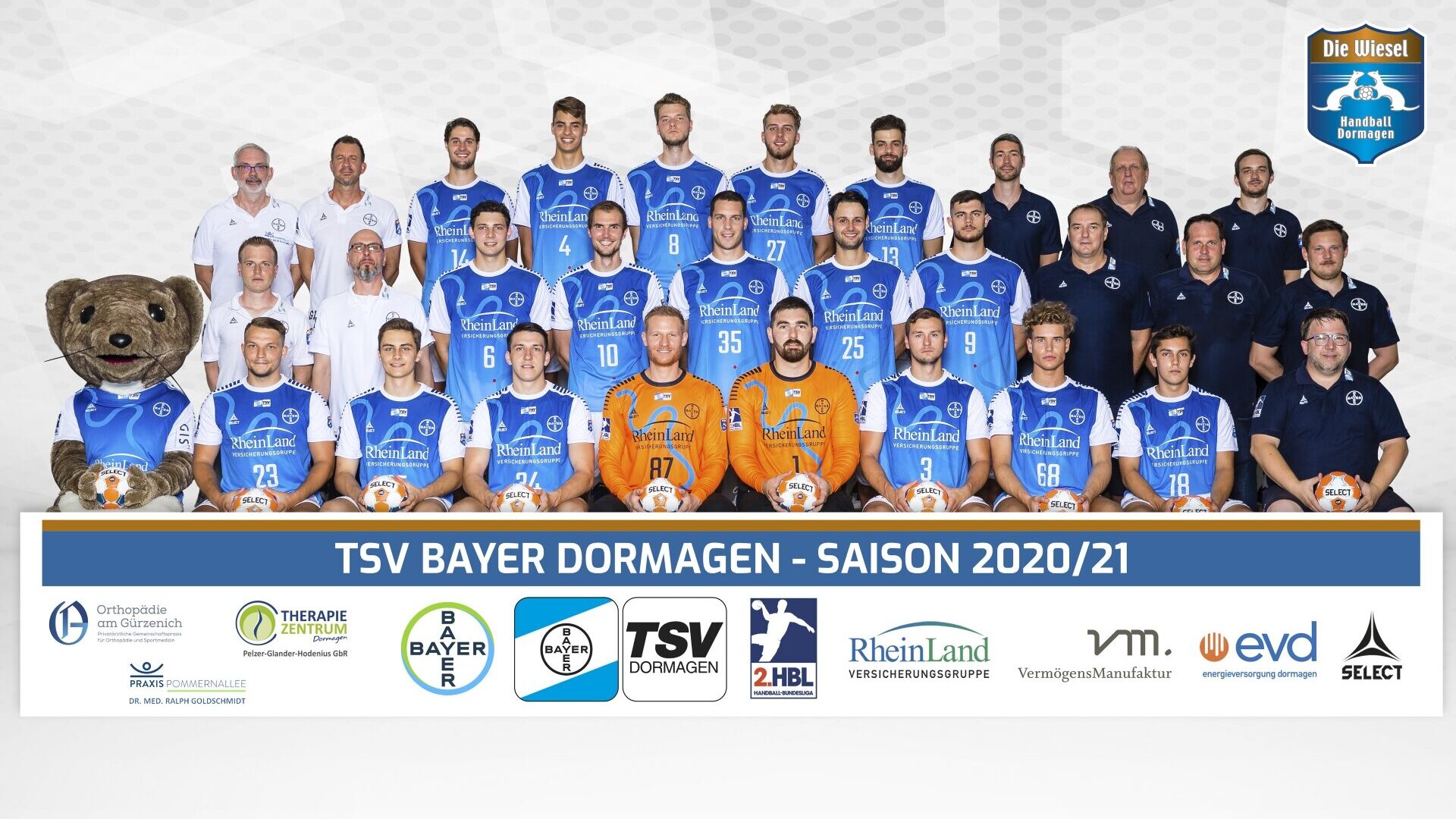 TSV-Bayer-Dormagen_Teambild Teamfoto TSV Bayer Dormagen 2020/21