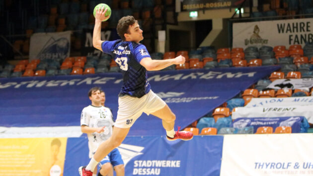 Jan Zahradnicek im Spiel gegen den TV 05/07 Hüttenberg in der Saison 2020/21