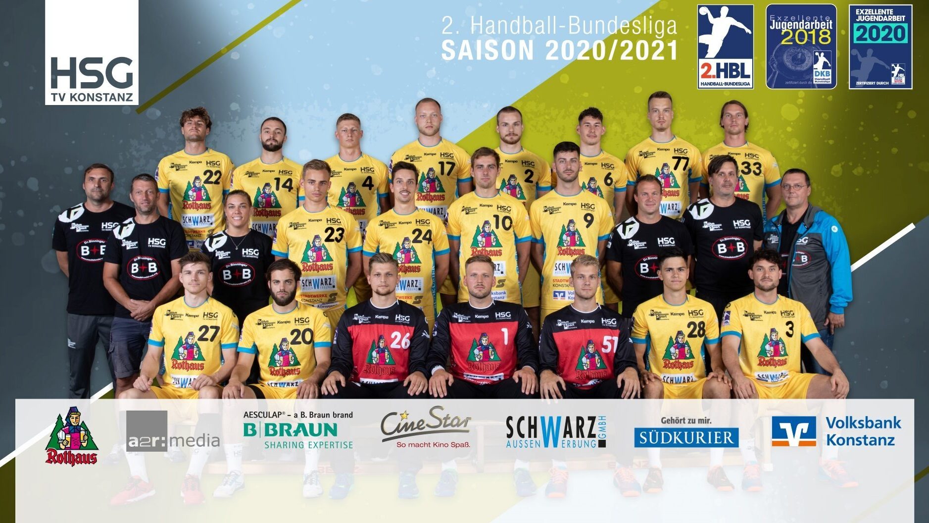 Teamfoto HSG Konstanz Saison 2020/21