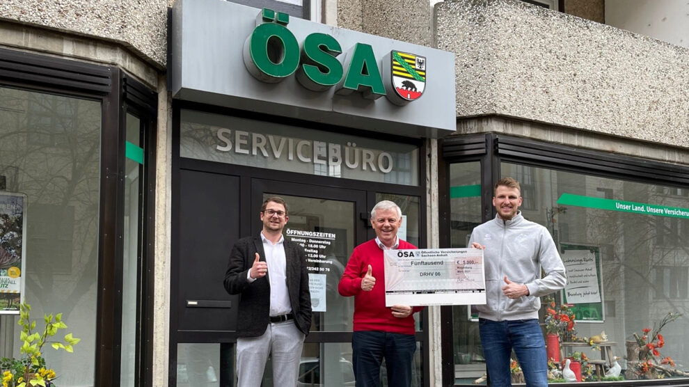Scheckübergabe ÖSA-Versicherung 2021