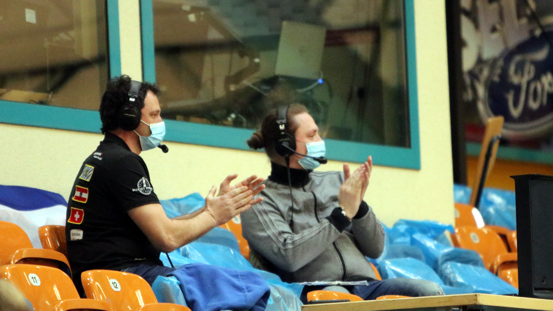 DRHV-Kommentatoren Steffen Tiede und Robert Ralph in der Saison 2020/21