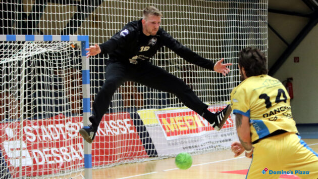 Philip Ambrosius im Spiel gegen die HSG Konstanz