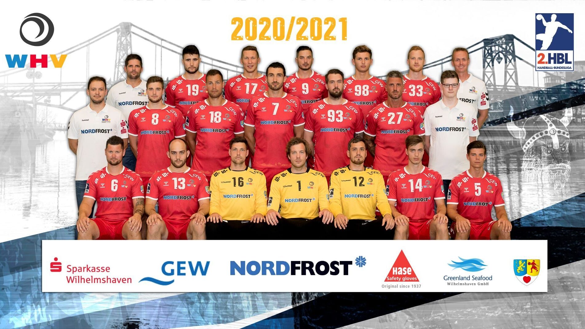 Wilhelmshavener_Handball_Verein_Teambild Teamfoto Wilhelmshavener HV Saison 2020/21