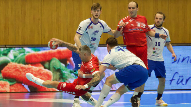 Oliver Seidler im Spiel gegen den Wilhelmshavener HV in der Saison 2020/21