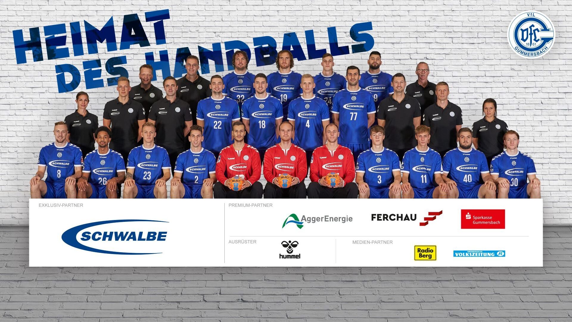 VfL-Gummersbach_Teambild Teamfoto VfL Gummersbach Saison 2020/21