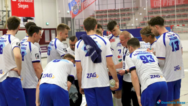 DRHV-Team während der Auszeit beim TuS Ferndorf in der Saison 2020/21