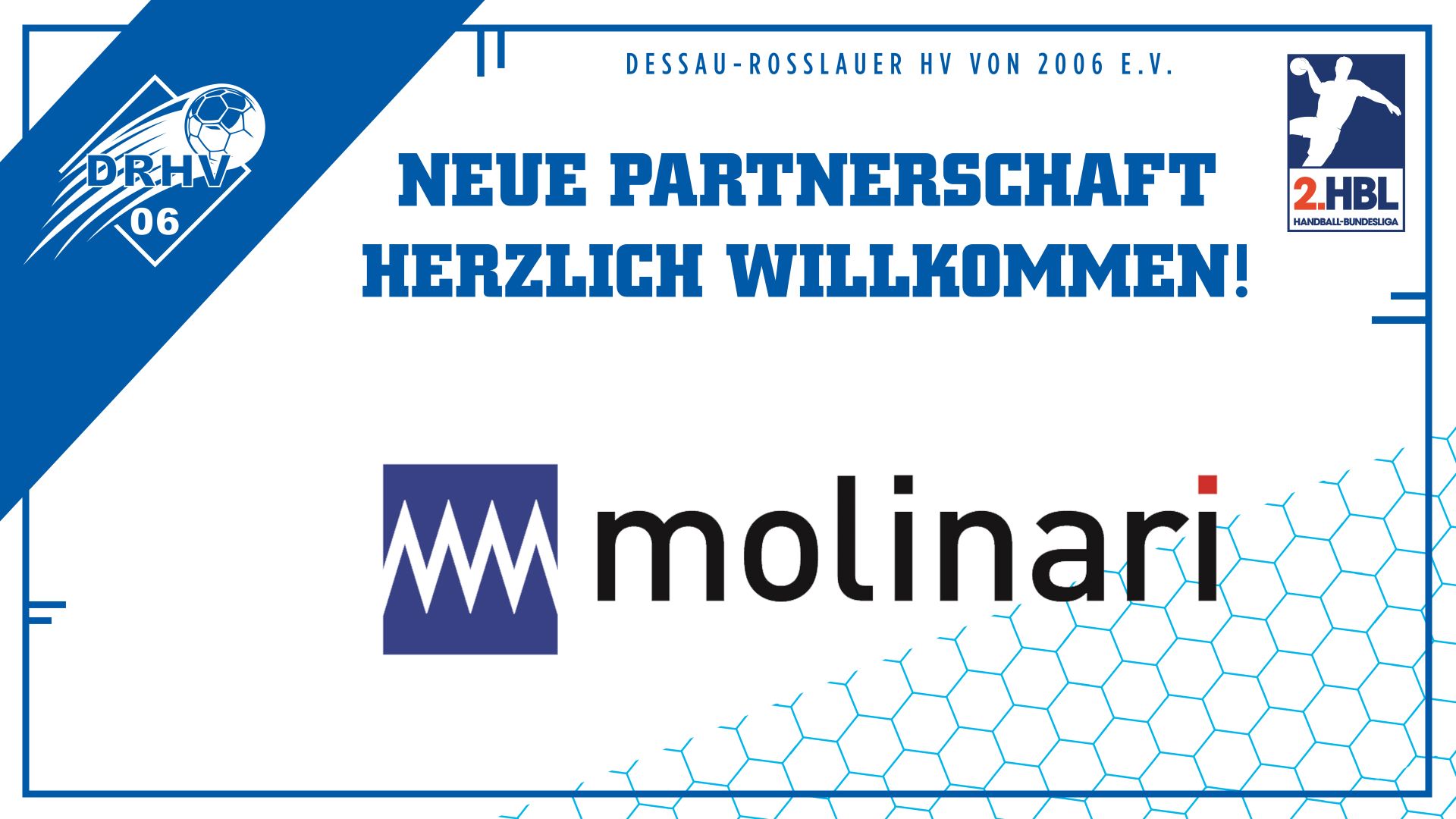 Molinari Rail GmbH neuer Partner 2021/22