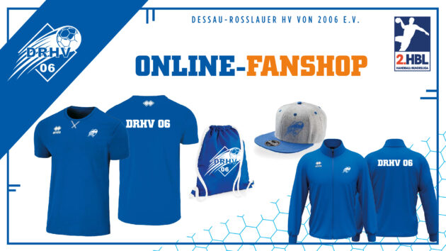 Online Fanshop DRHV startet zu Beginn der Saison 2021-22