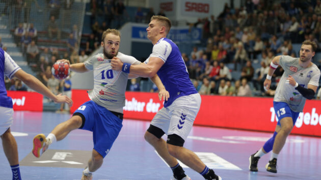 Vincent Sohmann im Spiel beim VfL Gummersbach Saison 2021/22