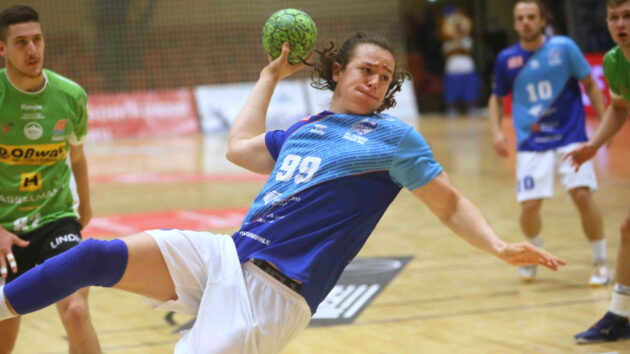 Tillman Leu im Spiel gegen den ThSV Eisenach Saison 2021-22