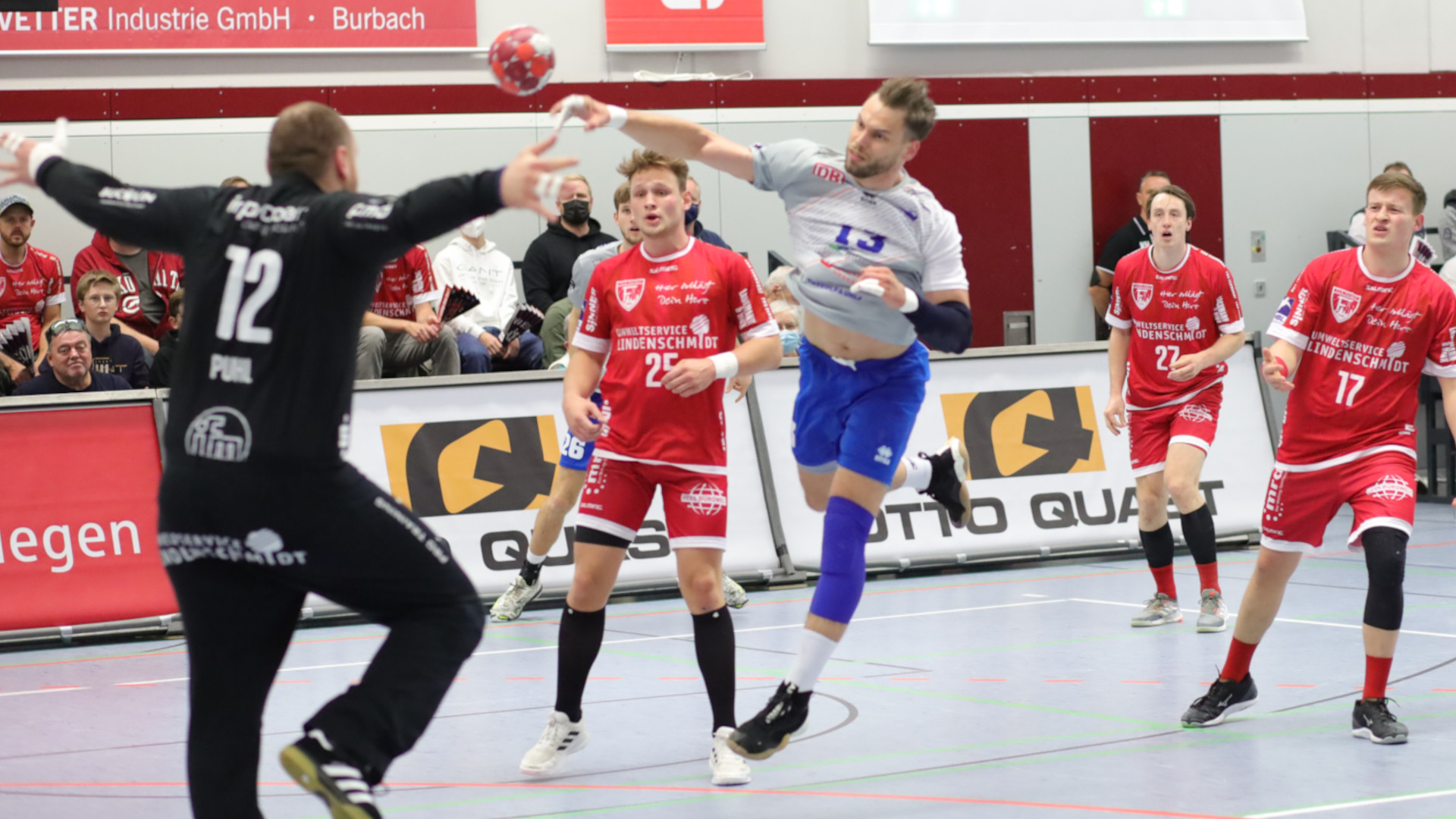 Tim Bielzer im Spiel gegen den TuS Ferndorf Saison 2021-22