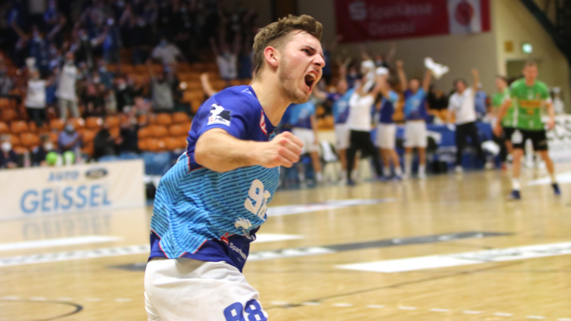 Yannick-Marcos Pust im Spiel gegen den ThSV Eisenach Saison 2021/22