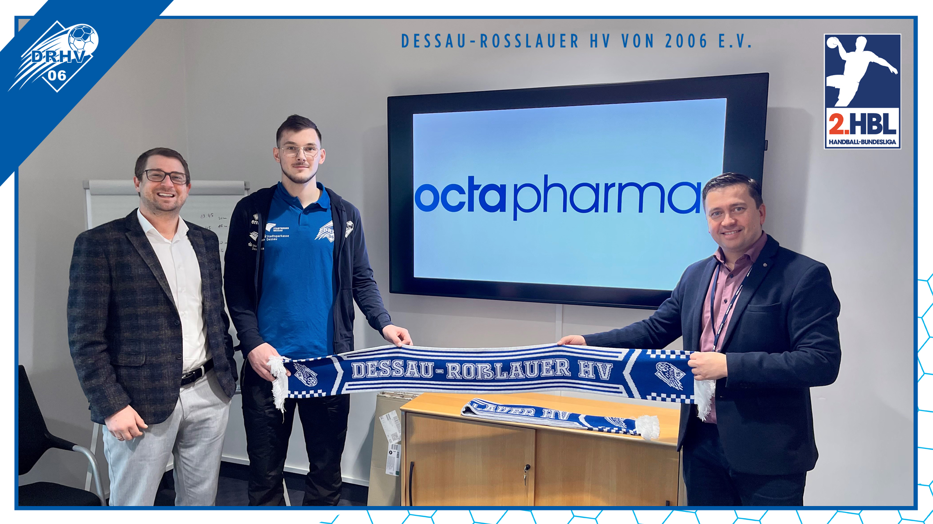 Octapharma Dessau neuer Partner zur Saison 2021-22