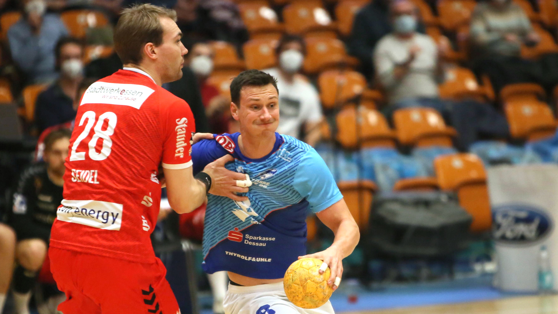 Max Emanuel im Spiel gegen den TUSEM Essen Saison 2021-22