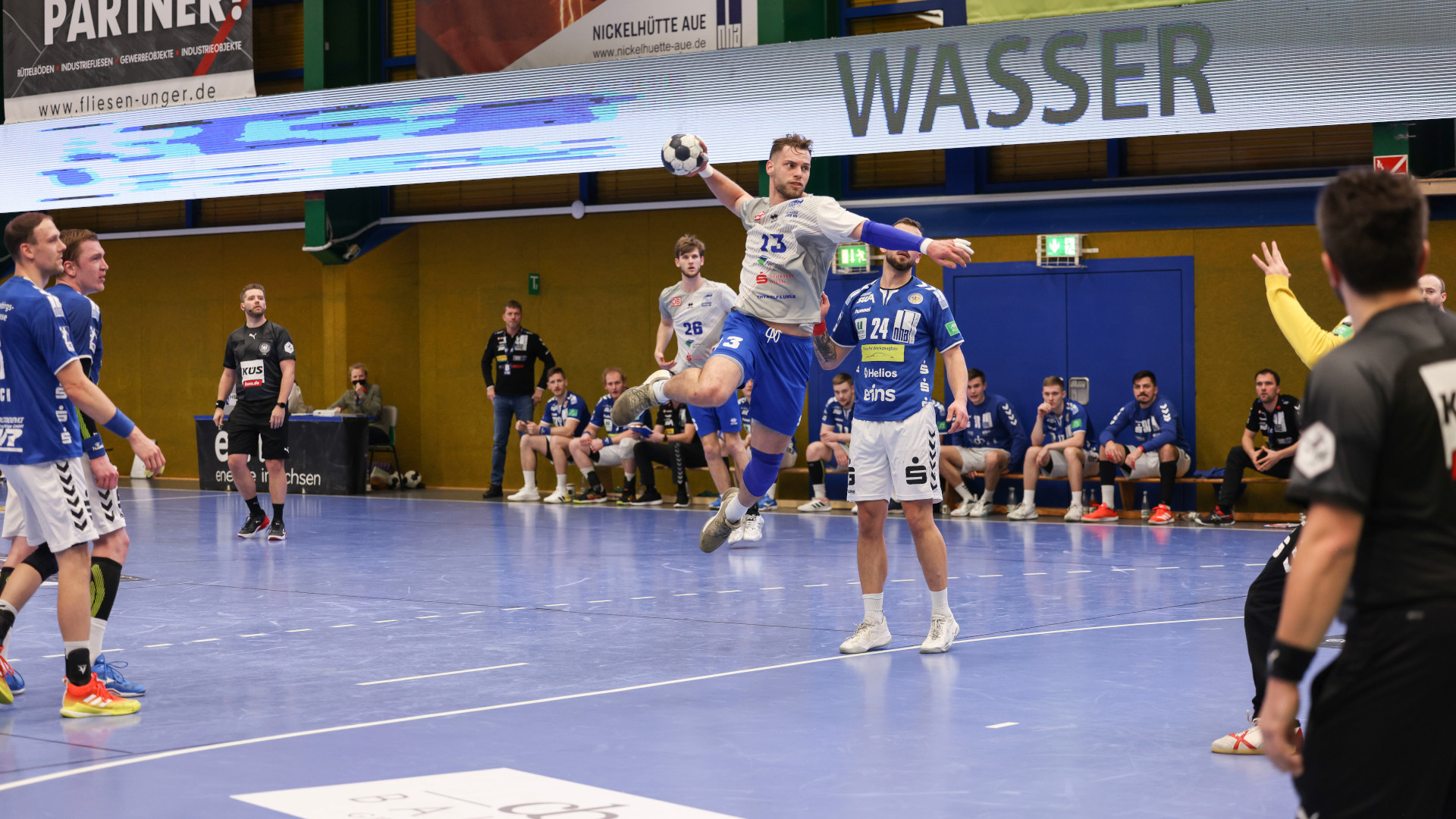 bielzer-aue Tim Bielzer im Spiel gegen den EHV Aue im Dezember 2021