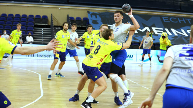 DRHV-Angriff im Spiel beim HC Empor Rostock Saison 2021-22