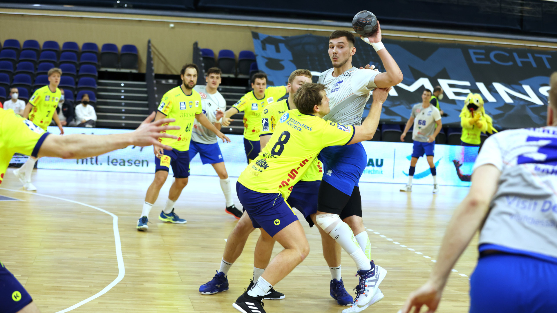 DRHV-Angriff im Spiel beim HC Empor Rostock Saison 2021-22
