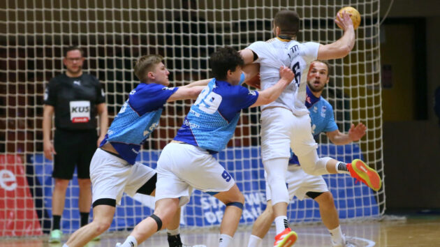 DRHV-Defensive im Spiel gegen den TSV Bayer Dormagen Saison 2021/22