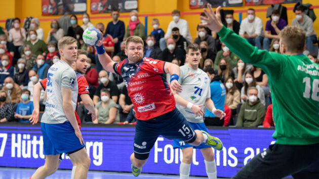 DRHV-Defensive im Spiel gegen den TV 05/07 Hüttenberg Saison 2021/22