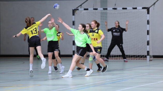 weibliche D-Jugend im Spiel gegen Jessen Saison 2021/22