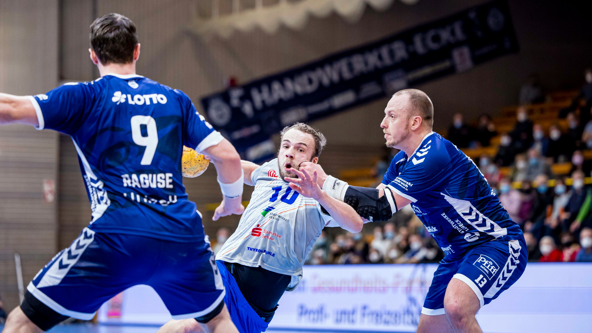 Vincent Sohmann im Spiel beim VfL Lübeck-Schwartau Saison 2021/22