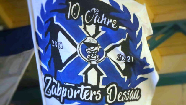 Zabporters-Fahne in der Saison 2021/22