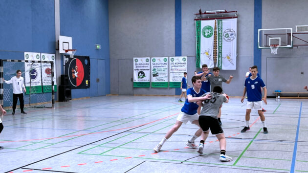 D-Jugend im Spiel gegen den USV Halle Saison 2021/22