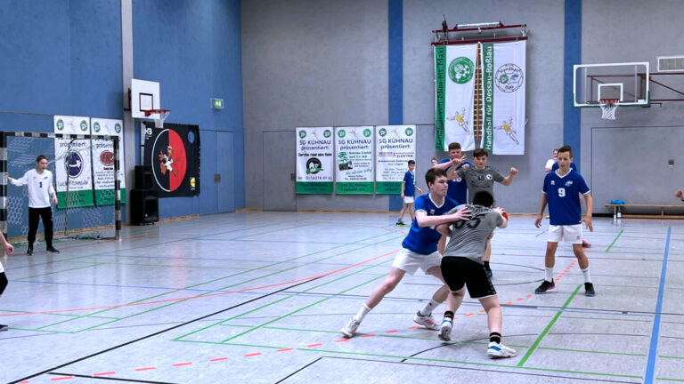 D-Jugend im Spiel gegen den USV Halle Saison 2021/22