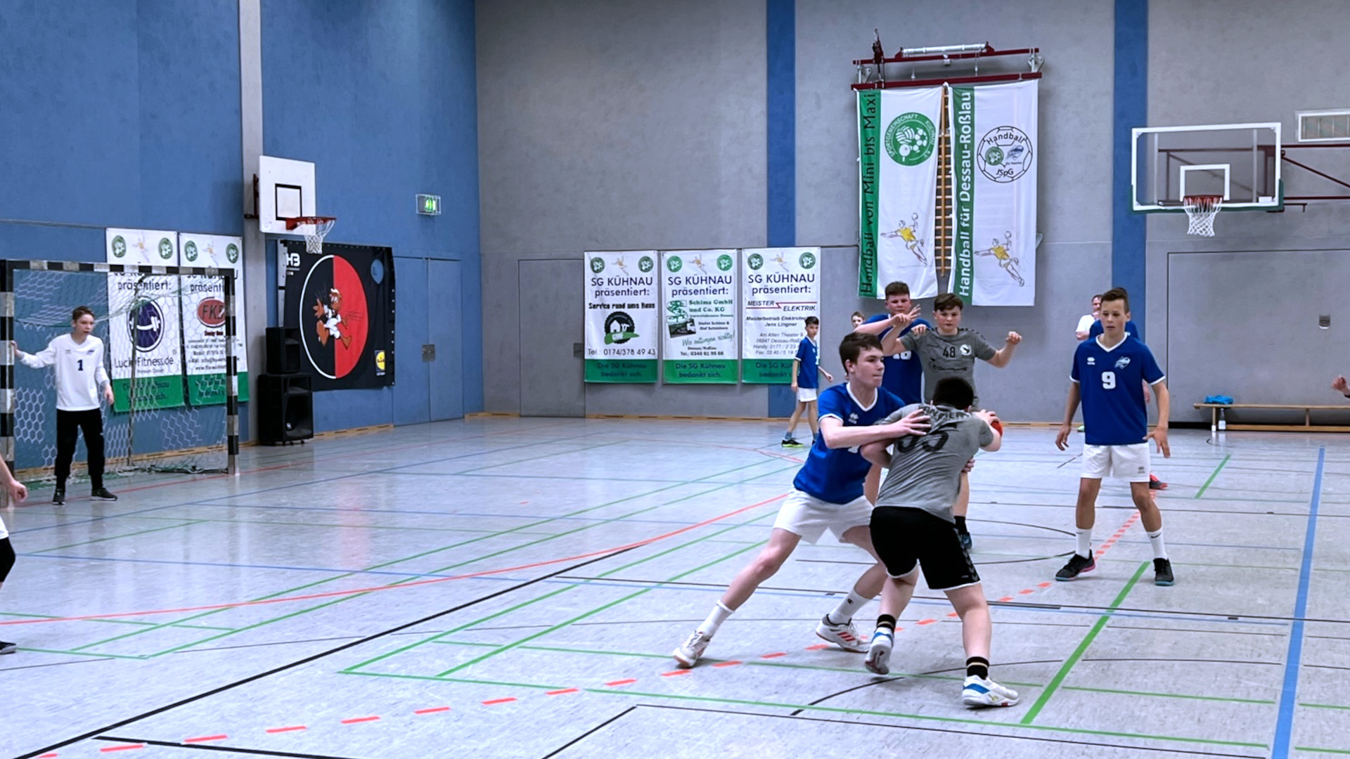 D-Jugend im Spiel gegen den USV Halle Saison 2021/22