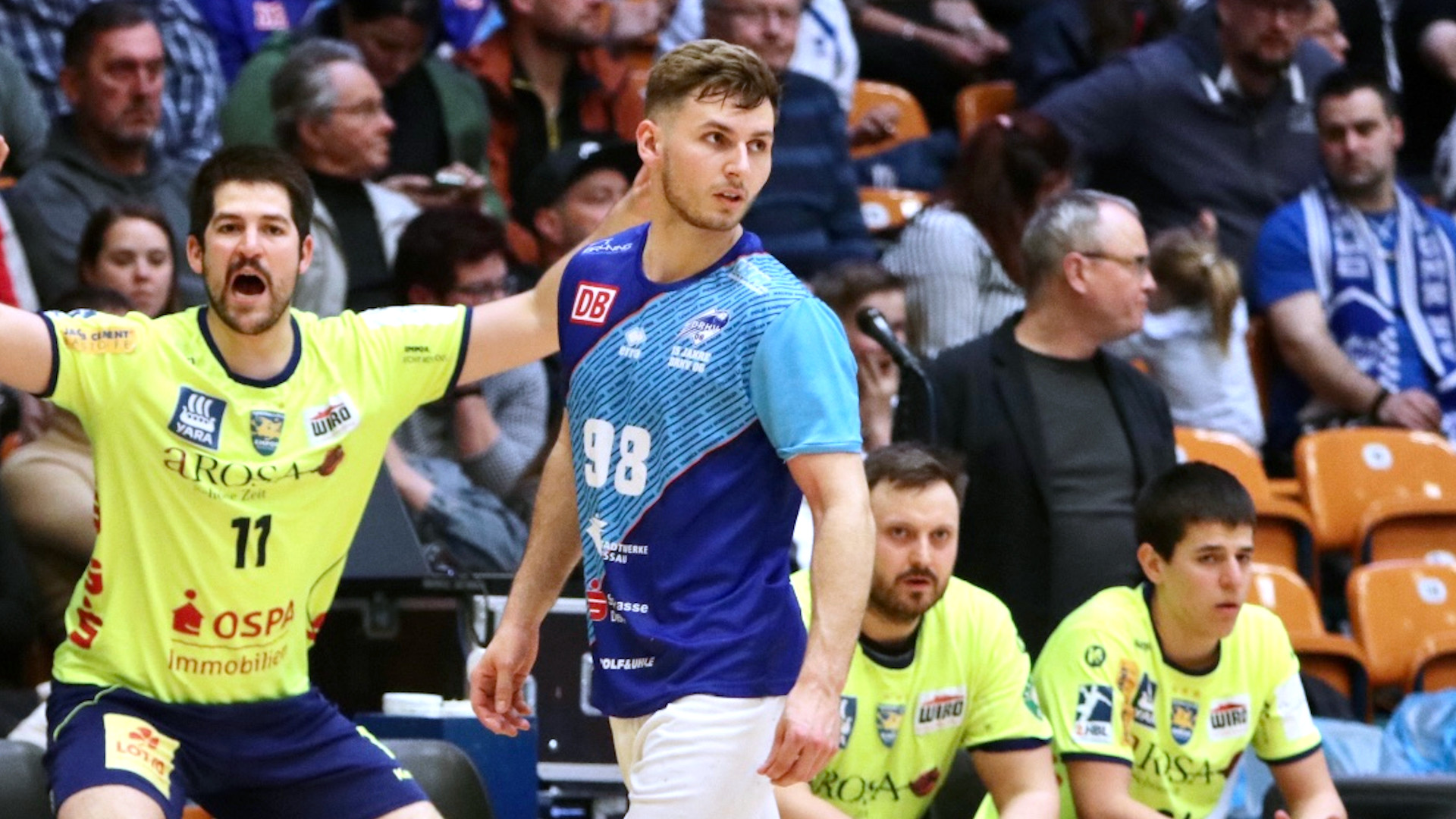 Yannick-Marcos Pust gegen den HC Empor Rostock Saison 2021/22