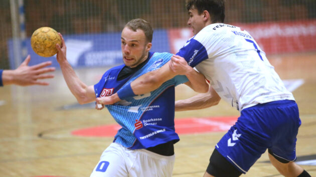 Vincent Sohmann im Spiel gegen den VfL Gummersbach Saison 2021/22