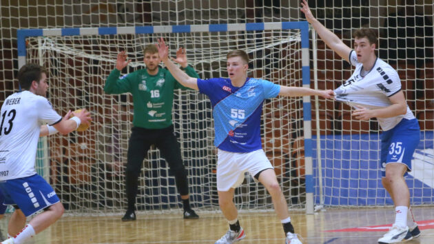 DRHV-Abwehr gegen den TV 05/07 Hüttenberg Saison 2021/22