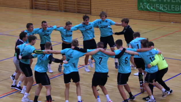 A-Jugend der JSpG nach dem Sieg in Aschersleben