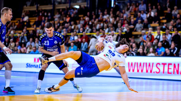 Tillman Leu im Spiel gegen den VfL Lübeck-Schwartau Saison 2022/23