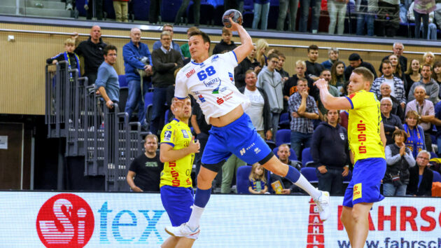 Max Emanuel im Spiel gegen den HC Empor Rostock Saison 2022/23