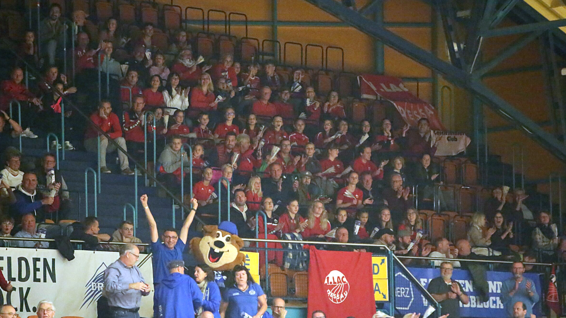 lac-vereinsblock-1022 1. LAC Dessau zu Gast in der Anhalt-Arena Saison 2022/23