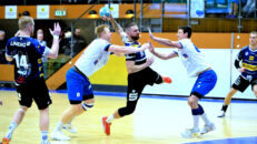 DRHV-Defensive im Spiel gegen den ThSV Eisenach Saison 2022/23