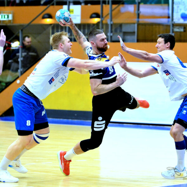 DRHV-Defensive im Spiel gegen den ThSV Eisenach Saison 2022/23