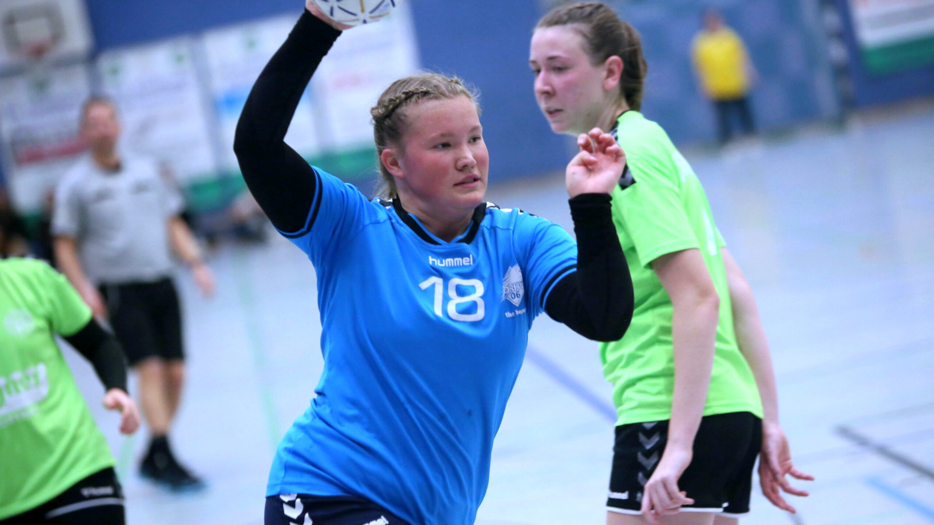 Tine Parusel im Trikot der Mini-Wölfe in der Saison 2022/2023